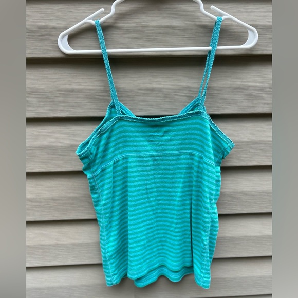 VTG Y2K Piper & Blue striped babydoll Bella cami tank top strappy Elena XL - Picture 4 of 7